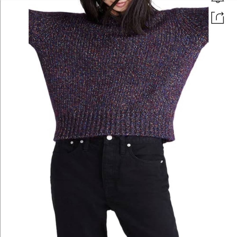 Madewell glitter sweater